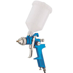 GRAVITY FEED SPRAY GUN 1.4MM NOZZLE 600ML CUP 1/4" BSP FITTINGS