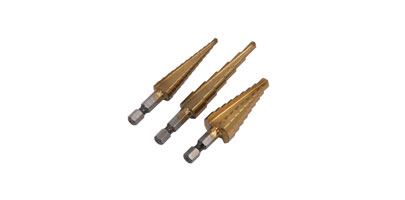 3PC HSS STEP DRILL SET