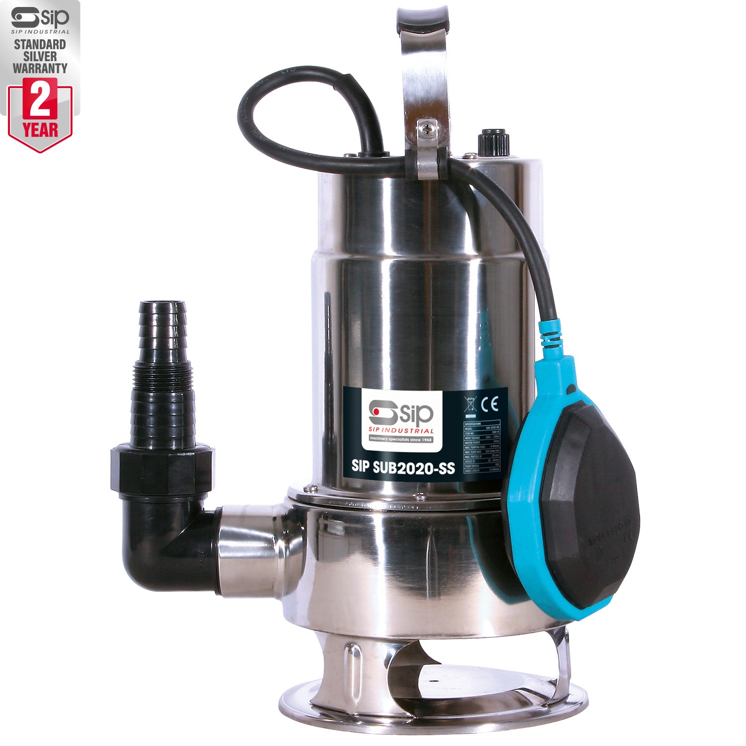 06819 SIP SUB2020SS SUBMERSIBLE WATER PUMP (DIRTY WATER)