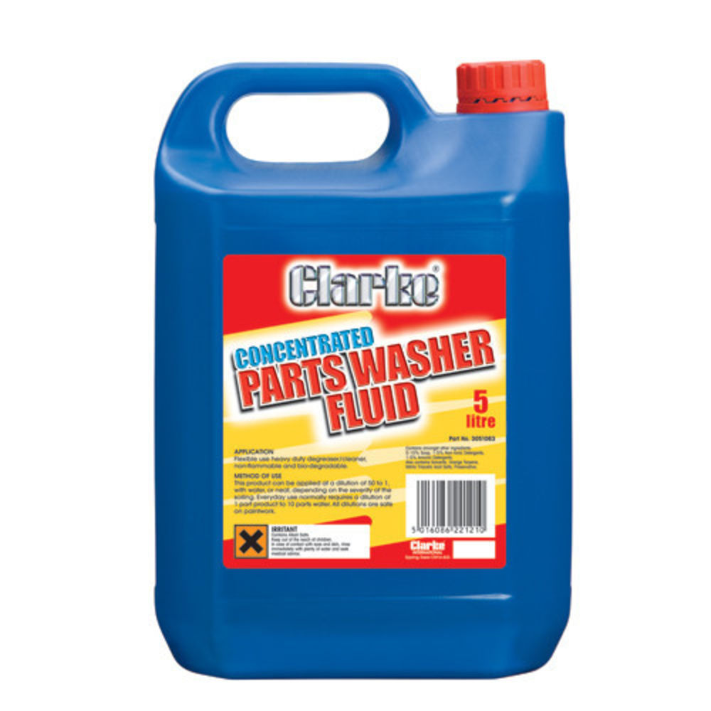 3051063 CLARKE PWF5L PARTS WASHER FLUID 5LTR CONCENTRATED
