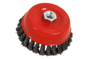 125MM TWIST KNOT WIRE CUP BRUSH , CT2480