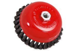 150MM TWIST KNOT WIRE CUP BRUSH , CT2481