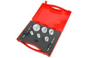 ELECTRICIANS HOLE SAW SET IN CARRY CASE . CT2178