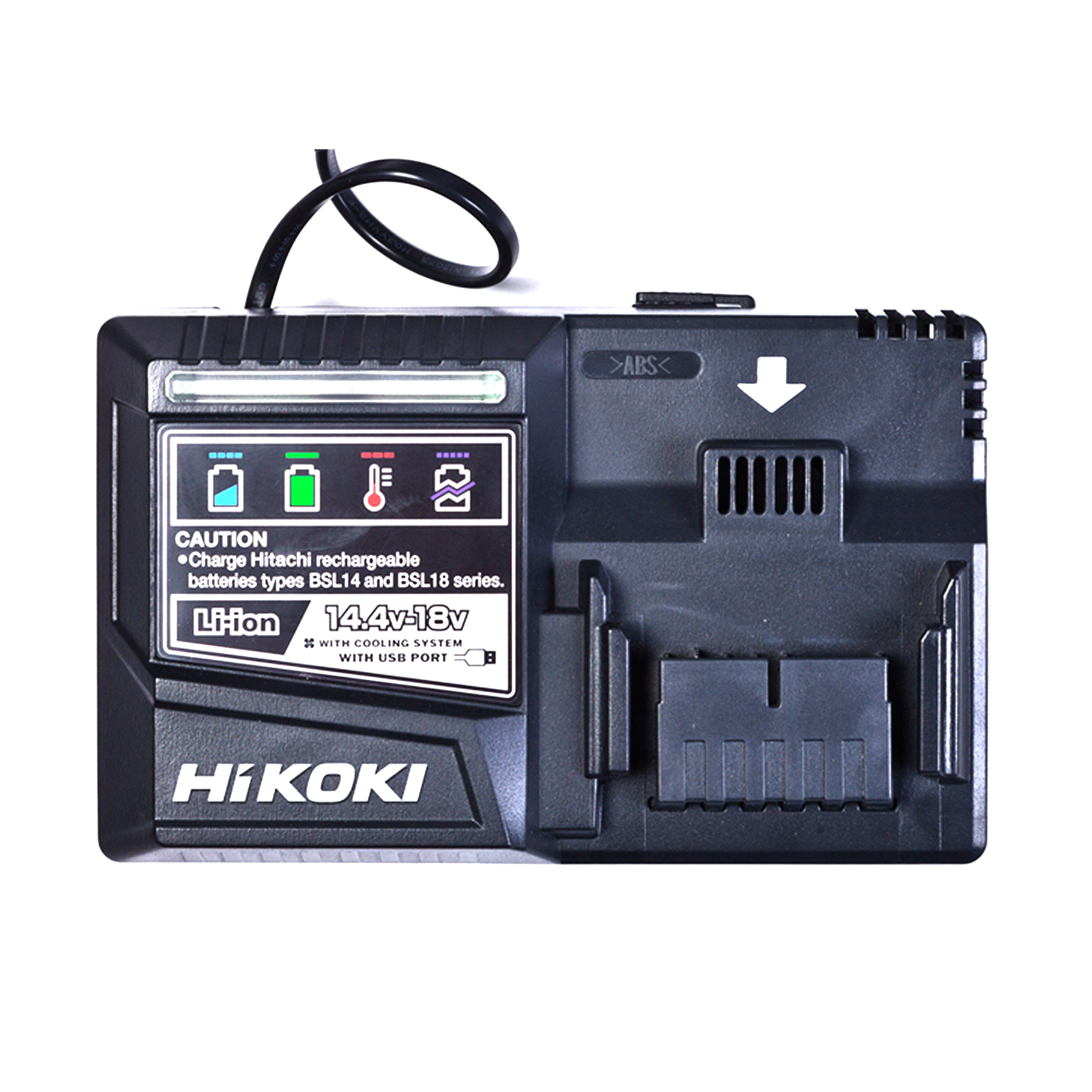 HIKOKI UC18YSL3 MULTIVOLT BATTERY CHARGER 14.4V - 18V