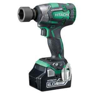 HITACH 18V BRUSHLESS IMPACT WRENCH WITH 2 X 6AMP LI-ION BATTERIES
